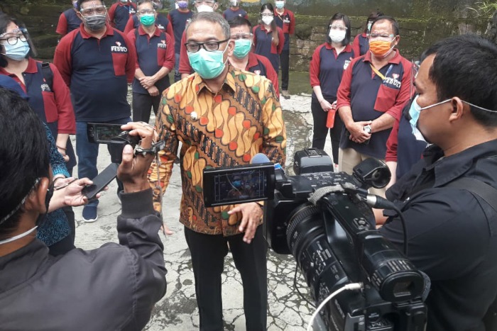 Kerjasama dengan Pemkab Bogor itu adalah dengan memanfaatkan Gedung Pusdiklat SGA sebagai Pusat Isolasi. /Iwan Maulana Ardi