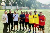 Kunjungan perdana Dedi Ruslan di Lapangan Lodaya Bandung, didampingi oleh Budi Yusnendar, Penasihat Hukum Yayasan Mantan Persib. /DR Media Center