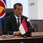 Kepala BNPB sebagai Ketua Delegasi Indonesia dalam pertemuan tingkat ASEAN yang digelar secara virtual. /BNPB Indonesia.