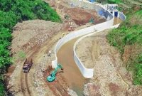 Pembangunan Bendungan Ciawi dan Bendungan Sukamahi, Jawa Barat ditargetkan rampung pada 2021. /Instagram.com/@kemenpupr.