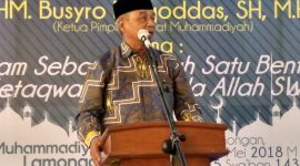 Pimpinan Pusat Muhammadiyah Bidang Hukum dan HAM dan Kebijakan Publik, Dr Busyro Muqqodas, S.H. M.Hum. /Dok. muhammadiyahlamongan.com.