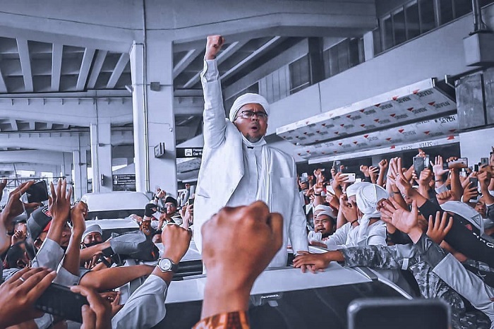 Imam Besar FPI Habib Rizieq Shihab./Instagram.com/adisanjaya_k.