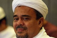 Imam Besar FPI Habib Rizieq Shihab./Instagram.com/gugun_official02.