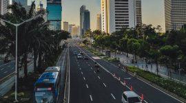 Jalan Jenderal Sudirman, Jakarta. /Instagram.com/@brondhys.