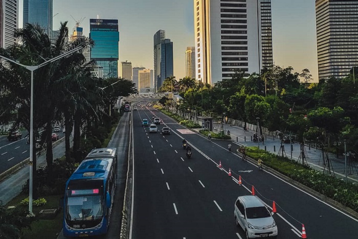Jalan Jenderal Sudirman, Jakarta. /Instagram.com/@brondhys.