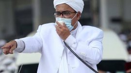 Imam Besar FPI Habib Rizieq Shihab./Instagram.com/kabarsekayu.