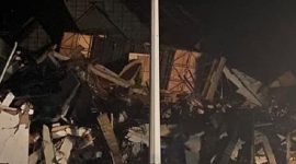 Dampak gempa bumi di wilayah Provinsi Sulawesi Barat. /Instagram.com/@tempatkitapeduli.