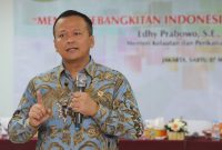 Mantan Menteri Kelautan dan Perikanan, Edhy Prabowo. /Dok. kkp.go.id.