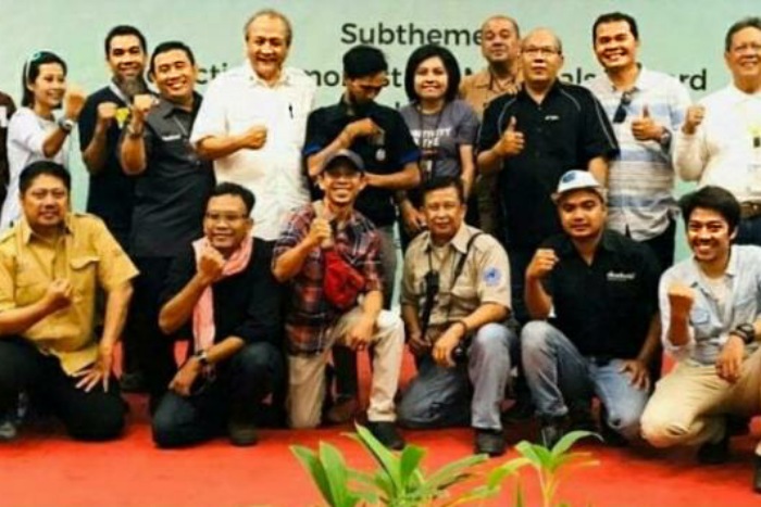 Para pimpinan dan anggota Asosiasi Media Digital Indonesia (AMDI). /Dok. AMDI