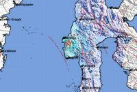 Gempa berpusat di darat 20 km Timur Laut Majene dan berkedalaman 10 km. /Dok. BNPB Indonesia
