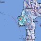Gempa berpusat di darat 20 km Timur Laut Majene dan berkedalaman 10 km. /Dok. BNPB Indonesia