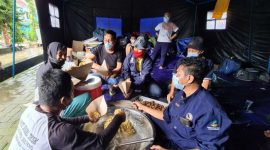Rencananya posko dapur umum difokuskan di satu titik, yakni Kantor Gubernur. Hal ini demi distribusi dan komunikasi berada dalam satu komando.  /Dok. Kemensos RI.