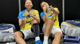 Selama laga, Greysia/Apriyani tampil sangat dominan, mendikte total permainan, dan agresif untuk meraih kemenangan. /Instagram.com/@greyspolii