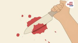 Ilustrasi pembunuhan dengan penusukan. /Dok. Apakabar Media/M. Rifai
