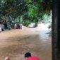 Luapan kali menyebabkan banjir di Desa Pandansari, Kecamatan Pandansari dengan tinggi muka air kurang lebih 20 sampai 30 sentimeter. /Dok. BNPB Indonesia
