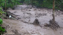 Banjir bandang di Desa Tugu Selatan Kabupaten Bogor, Provinsi Jawa Barat. /Dok. Media Apakabar/Farhan.