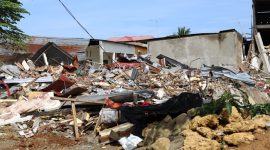 Dampak gempa bumi di wilayah Provinsi Sulawesi Barat. /BNPB Indonesia.