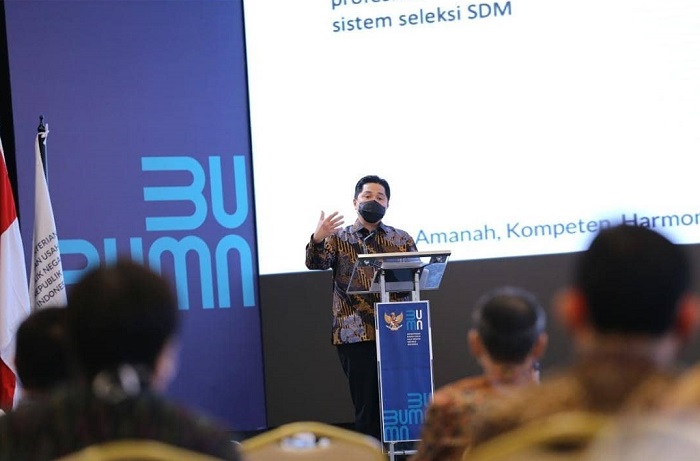 Menteri BUMN Erick Thohir. /Instagram.com/@kementerianbumn.