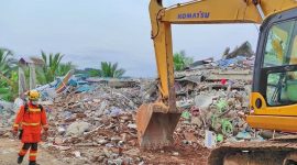Dampak gempa bumi di wilayah Provinsi Sulawesi Barat. /Instagram.com/@kemenpupr.