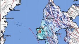 Peta Guncangan Gempabumi (Earthquake Shakemap). /Pusat Data, Informasi dan Komunikasi Kebencanaan BNPB.