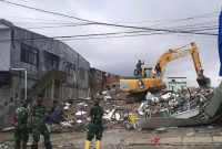 Dampak gempa bumi di wilayah Provinsi Sulawesi Barat. /Pusat Data, Informasi dan Komunikasi Kebencanaan BNPB.