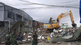 Dampak gempa bumi di wilayah Provinsi Sulawesi Barat. /Pusat Data, Informasi dan Komunikasi Kebencanaan BNPB.