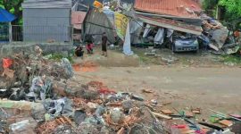 Dampak gempa bumi di wilayah Provinsi Sulawesi Barat. /Instagram.com/@kemenpupr.