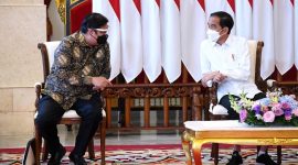 Presiden Joko Widodo saat menjadi pembicara kunci dalam Kompas100 CEO Forum Tahun 2021. /Dok. Biro Pers Sekretariat Presiden.