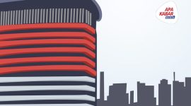 Ilustrasi Gedung KPK. /Dok Media Apakabar/M. Rifa'i Azhari.