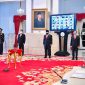 Acara pelantikan jabatan Komisaris Jenderal Polisi Listyo Sigit Prabowo sebagai Kapolri. /Dok. Biro Pers Sekretariat Presiden/Laily Rachev.