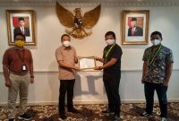 OIC Youth Indonesia dan PB SEMMI melakukan audiensi dengan Menteri Pemuda dan Olahraga (Menpora) RI. /Dok. Apakabarnes.com/Ahmad Sofyan.