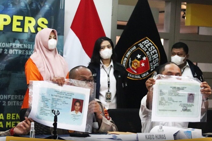 Press Release kasus tindak pidana pencucian uang di Mapolda Metro Jaya. /Instagram.com/@humas.pmj.