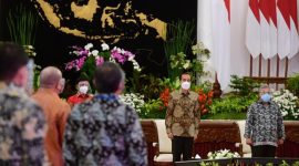 Acara Puncak Peringatan Hari Pers Nasional (HPN) Tahun 2021 di Istana Negara, Jakarta. /Dok. Biro Pers Sekretariat Presiden/Muchlis Jr.