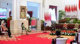 Acara Puncak Peringatan Hari Pers Nasional (HPN) Tahun 2021 di Istana Negara, Jakarta. /Dok. Biro Pers Sekretariat Presiden/Muchlis Jr.