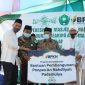 NU CARE-LAZISNU menerima penghargaan dari Badan Pengelola Keuangan Haji (BPKH), sebagai Mitra Kemaslahatan Terbaik Tahun 2020. / Dok. NU Care - Lazisnu.