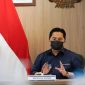 Kementerian Badan Usaha Milik negara (BUMN) melakukan konferensi pers virtual. /Instagram.com/@kementerianbumn.