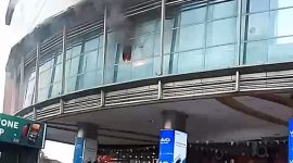 Kebakaran Bogor Trade Mall, Kota Bogor. /Instagram.com/@rinirizkisani15.