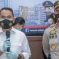 Konferensi pers terkait Kasus Mesum di Halte Bus Senen. /Instagram.com/@humaspolresjakartapusat.
