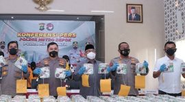 Polda Metro Jaya bersama Polres Metro Depok berhasil mengungkap peredaran narkotika. /Instagram.com/@humas.pmj.