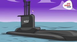 Ilustrasi kapal selam KRI Nanggala-402. /Dok. Hallo Apakabar/M. Rifa'i Azhari
