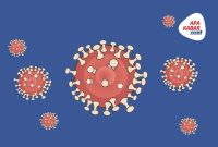 Ilustrasi virus Covid-19 varian baru. /Dok. Media Apakabar/M. Rifa'i Azhari