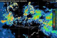 Citra satelit BMKG, Selasa, 11 Mei 2021. /Dok. BMKG
