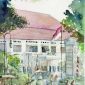 Hotel Salak The Heritage dalam goresan sketsa Benny Kharismana/Dok. Apakabar Media/Instagram.com/ @bennykharismana
