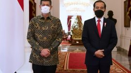 Presiden Joko Widodo bersama Letnan Jenderal TNI Dr. (H.C.) Doni Monardo. D /ok. Muchlis Jr - Biro Pers Sekretariat Presiden
