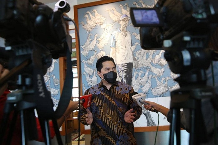 Menteri BUMN Erick Thohir. /Instagram.com/@kementerianbumn.