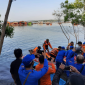 Perahu wisata berpenumpang 20 orang di Waduk Kedung Ombo, di Dukuh Bulu, Desa Wonoharjo, Kecamatan Kemusu alami kecelakaan dan tenggelam. /Dok. Pemerintah Kabupaten Boyolali
