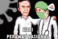 Ilustrasi Hari Perawat Nasional. /Dok Media Hallo /Dodi Budiana