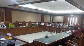 Dalam sidang PKPU (Penundaan Kewajiban Pembayaran Utang (PKPU) manajemen PPE menyatakan akan melunasi utangnya. /Dok Apakabar Media