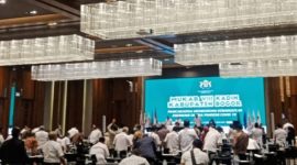Musyawarah (Mukab ) Kadin ke VIII di Pullman Hotel & Resort Vimala Hills Jl Raya Puncak Gadog, Rabu, 16 Juni 2021. /Dok. Kadin Kab. Bogor
