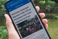 Pemberitaan media online yang disoroti Forum Wartawan Bogor Bersatu (FWBB), berdasarkan tangkap layar pada jam 14.00, Rabu, 23 Juni 2021. /Dok. Tim
